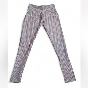 Women's Gray Patterned Leggings